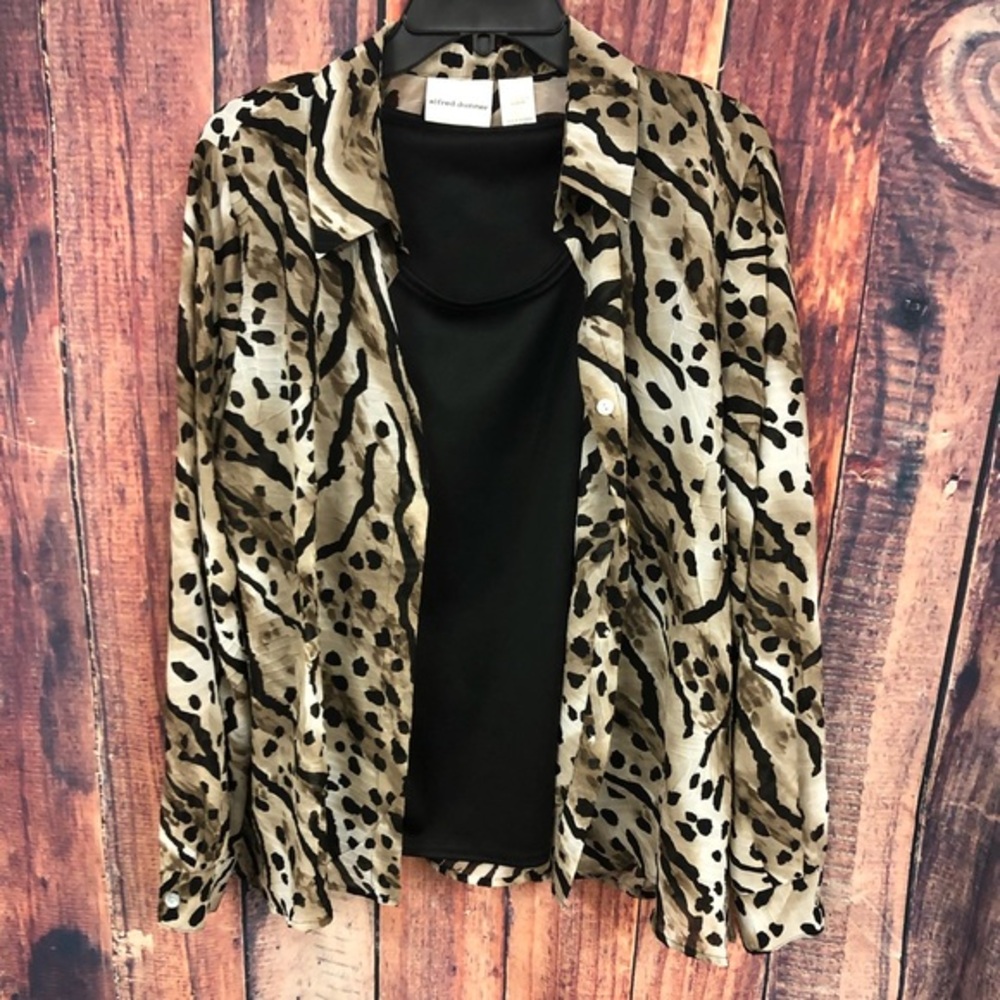 ALFRED DUNNER 2FER LEOPARD TOP 14